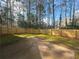 Spacious backyard featuring a new wooden fence at 3825 Emerson St, Marietta, GA 30062