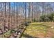 Backyard features mature trees and landscaping at 3699 Fowler Rdg, Douglasville, GA 30135