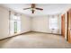 Bright bedroom with carpet, natural light, ceiling fan and closet at 50 Stonington Pl, Marietta, GA 30068