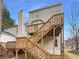 Exterior view of back deck and back yard at 890 Abbotts Mill Ct # 75, Duluth, GA 30097