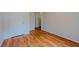 Bedroom with hardwood floors, natural light, and a closet at 4096 Mistymorn Ln, Powder Springs, GA 30127