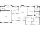 Detailed floor plan showing layout of bedrooms, bathrooms, kitchen, and living areas at 521 Country Lake Dr, Mcdonough, GA 30252