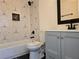 Contemporary bathroom with stylish tile work and modern fixtures at 2173 Montrose Sw Ave, Atlanta, GA 30311