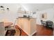 Open-concept kitchen with stainless steel appliances, granite countertops, and breakfast area at 2160 Carefree Cir # 9, Marietta, GA 30062