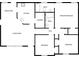 Detailed floor plan showcases the layout including the kitchen, bedrooms, bathrooms, and living area at 338 Thorn Thicket Dr, Rockmart, GA 30153