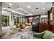 Spacious lobby with lounge area, modern lighting, and sleek reception desk at 2626 Peachtree Nw Rd # 206, Atlanta, GA 30305