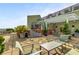 Relaxing rooftop terrace with cozy seating, a pergola, and well-maintained plants for outdoor living at 2626 Peachtree Nw Rd # 206, Atlanta, GA 30305