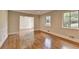 Bright living room featuring hardwood floors and trim work at 4253 Smithsonia Dr, Tucker, GA 30084