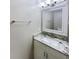 Updated bathroom with granite countertop, modern sink, and new towel bar at 6420 Wedgeview Dr, Tucker, GA 30084