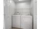 The laundry room features a side-by-side washer and dryer unit at 781 Courthouse Park Dr, Temple, GA 30179