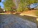 Backyard featuring a stone patio at 1340 Apple Blossom Dr, Cumming, GA 30041