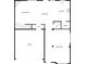 Downstairs floor plan featuring garage, Gathering room, kitchen, pantry, living room, dining, hall and WC at 1181 Paramount Dr, Mcdonough, GA 30253