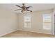 Bedroom featuring neutral paint, carpet floors and a ceiling fan at 239 Valley Xing, Canton, GA 30114