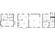 Blueprint of the home's layout showing bedrooms, living spaces, and garage at 3060 Eastland Way, Snellville, GA 30078