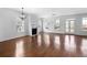 Inviting living room with fireplace and access to outdoor area at 403 Inglenook Walk, Marietta, GA 30060