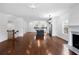 Bright living room with hardwood flooring and neutral decor at 403 Inglenook Walk, Marietta, GA 30060