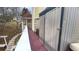 Exterior deck features patio furniture, storage unit, and garden, making the most of outdoor living at 679 Victorian Cir, Dallas, GA 30157