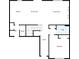 Layout of the first floor showcasing kitchen, living room, bedroom, bath, and dining area at 650 Cayenne Way, Lawrenceville, GA 30045