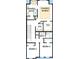 Second-floor layout features an owner's retreat, owner's bath, utility room, two bedrooms and another full bath at 710 Hudson Way, Roswell, GA 30076