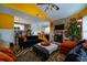 Open layout with a large living room and an adjacent kitchen at 703 Cypress Pointe St, Alpharetta, GA 30022