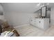 Bathroom features floating vanity, with modern fixtures at 1521 Bentcreek Dr, Marietta, GA 30062