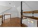 Bright loft area with wood flooring and cable railing system at 1521 Bentcreek Dr, Marietta, GA 30062