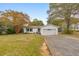 Charming one-story home with a white exterior, lush green lawn, and a driveway at 2390 Morgan Ne Rd, Marietta, GA 30066