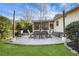 Outdoor patio with dining set, perfect for gatherings. Screened porch adds extra comfort and protection from the elements at 3096 Highland Se Dr, Smyrna, GA 30080