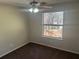 Bedroom with ceiling fan and one window at 503 N Shore Rd, Lithonia, GA 30058