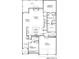 First floor plan showcasing a spacious layout with open kitchen, Gathering room, and primary bedroom suite at 204 Wakehurst Way, Marietta, GA 30064