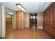 A bonus basement space features wood paneled walls, utility access, and durable flooring at 4205 S Hurt Sw Rd, Smyrna, GA 30082