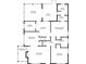 This house floor plan shows the relationship of rooms, spaces, and other physical features at 2953 Hardman Ne Ct, Atlanta, GA 30305