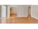 Spacious living room with hardwood floors and multiple entryways at 2953 Hardman Ne Ct, Atlanta, GA 30305