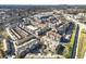 Aerial view of a residential community with lush landscaping and well-maintained buildings at 4805 W Village Se Way # 2108, Smyrna, GA 30080