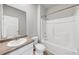 Bathroom with a single vanity, and a shower and tub combo at 1540 Denver Way, Locust Grove, GA 30248