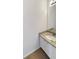 Bathroom featuring granite countertops, a modern sink, and vanity, providing a clean and updated look at 4152 Coconut Nw Grv, Acworth, GA 30101