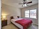 Bedroom with neutral walls, carpet floors and a ceiling fan at 1326 Nantahala Ne Trl, Marietta, GA 30062