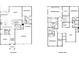 Detailed floor plan showcasing the layout of a two-story home, including a gourmet kitchen and owner's suite at 2141 Hempstead Ct, Snellville, GA 30078