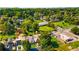 Expansive aerial view of lush, tree-filled neighborhood with houses and green spaces, showing the property's location at 26 Ormond, Atlanta, GA 30315