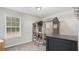 Bright bedroom with a creative wooden bunk bed and a window offering natural light at 266 Carthage Blvd, Rockmart, GA 30153