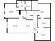 Floor plan showcasing the basement layout with kitchen, dining area, bedroom, and storage at 795 Saddle Ridge Trce, Roswell, GA 30076