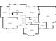 Floor plan showcasing the layout with kitchen, dining room, living room, bedrooms, and garage at 795 Saddle Ridge Trce, Roswell, GA 30076