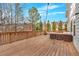 Spacious wooden deck with a seating area, perfect for outdoor entertaining at 108 Rex Ave, Canton, GA 30114