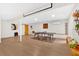Finished basement with a ping pong table, wood accents, and recessed lighting at 108 Rex Ave, Canton, GA 30114