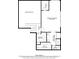 Floor plan showcasing the primary bedroom, primary bathroom, laundry, hall and walk-in closet at 108 Rex Ave, Canton, GA 30114