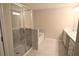 Bathroom with a large shower and separate bathtub with vanity at 680 Mason Grove Pkwy, Lawrenceville, GA 30043
