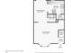 Floor plan of the first floor with kitchen, bathroom, dining room and living room at 136 Peachtree Memorial Nw Dr # Sc-4, Atlanta, GA 30309