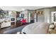 Spacious main bedroom with fireplace, sitting area, and hardwood floors at 1377 Village Park Ne Dr, Brookhaven, GA 30319