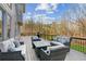 A beautiful back deck with outdoor seating, perfect for entertaining guests at 4865 Meadow Park Ln, Suwanee, GA 30024