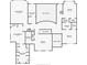 Detailed floor plan highlighting the primary bedroom suite, laundry room, and various closets at 4865 Meadow Park Ln, Suwanee, GA 30024